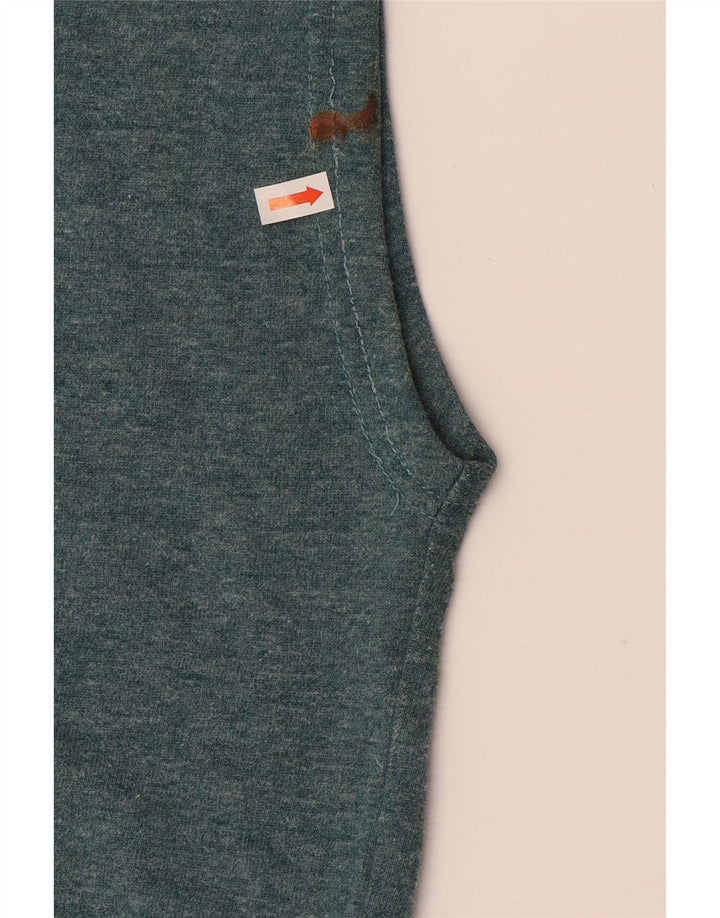 DIADORA Hættetrøje uden ærmer til mænd Stor blå bomuld