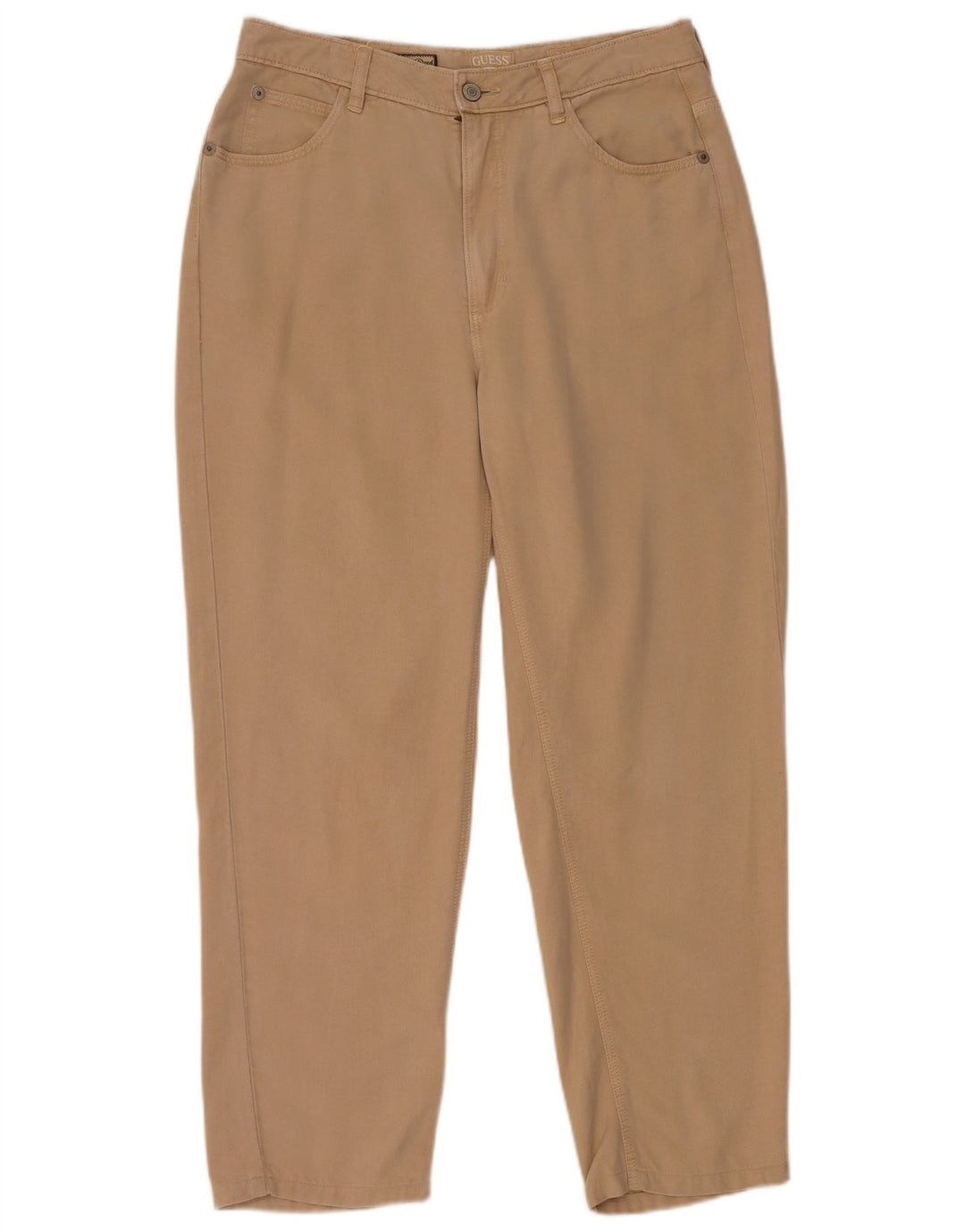 GUESS Dame Mom Jean Højtaljede tilspidsede jeans W29 L27 Beige