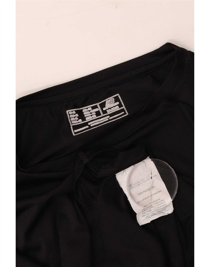 New Balance Herre Top Langærmet XL Sort Polyester