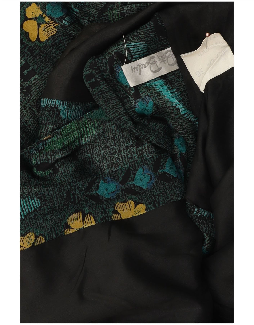 Betty Barclay Dame 6 Button Blazer Jacket EU 38 Medium Green Floral
