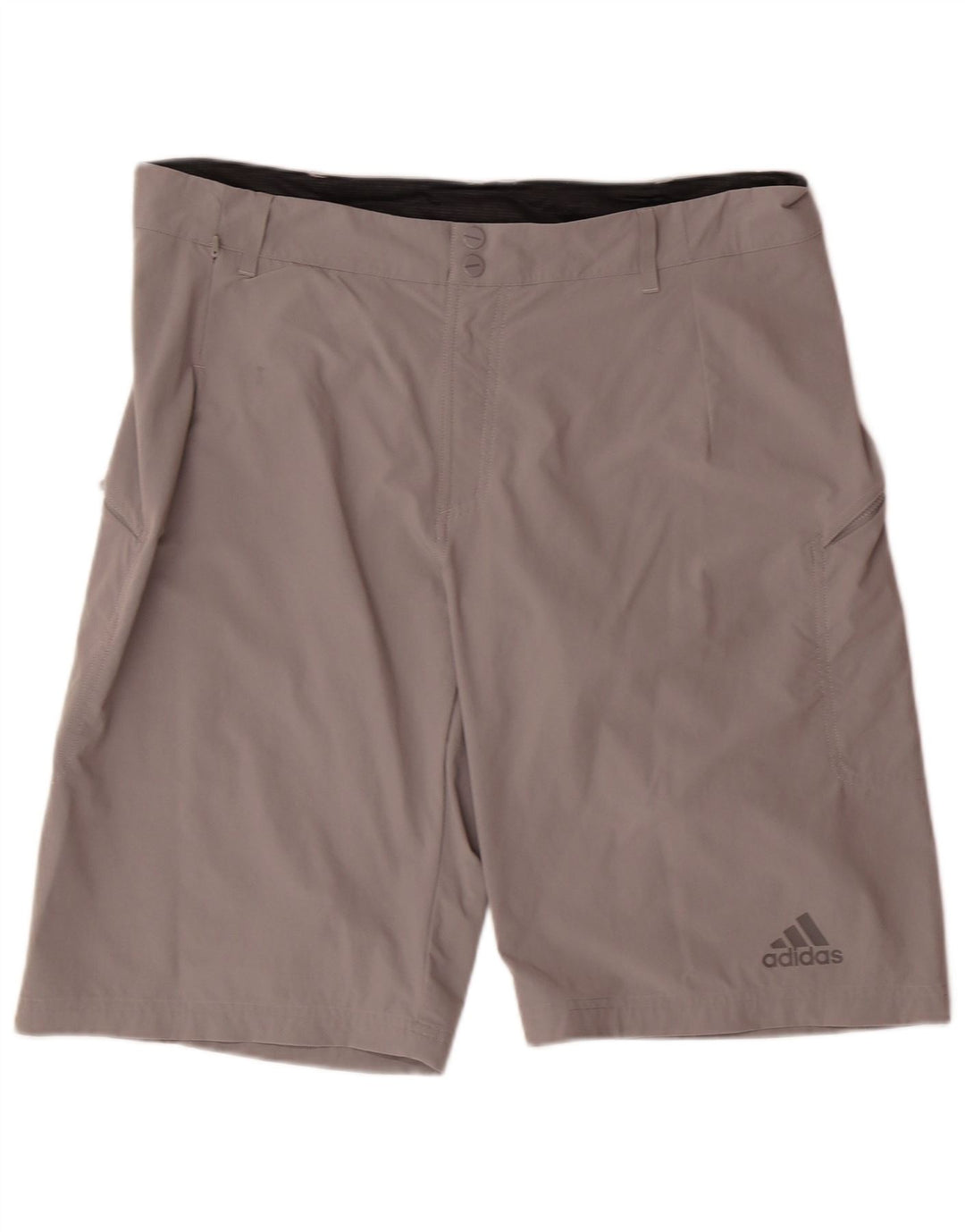ADIDAS Casual Shorts til mænd W38 XL Grå nylon