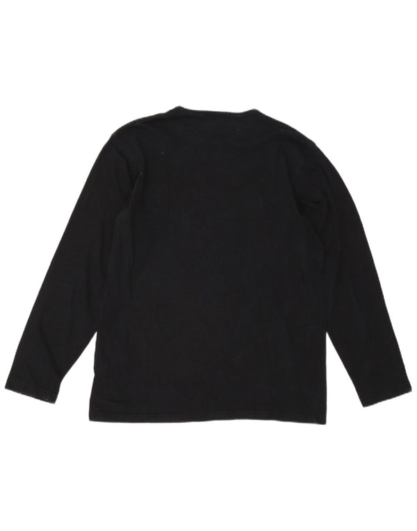 Trussardi Jeans Herre Top Langærmet 2XL Sort Viscose
