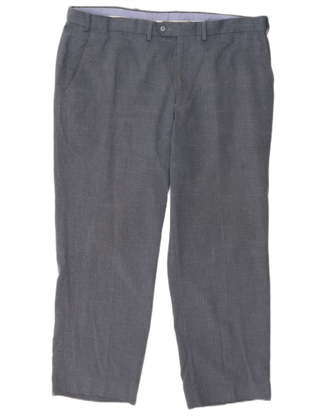 Marks & Spencer Herre Regular Fit Suit Bukser W40 L29 Marineblå polyester