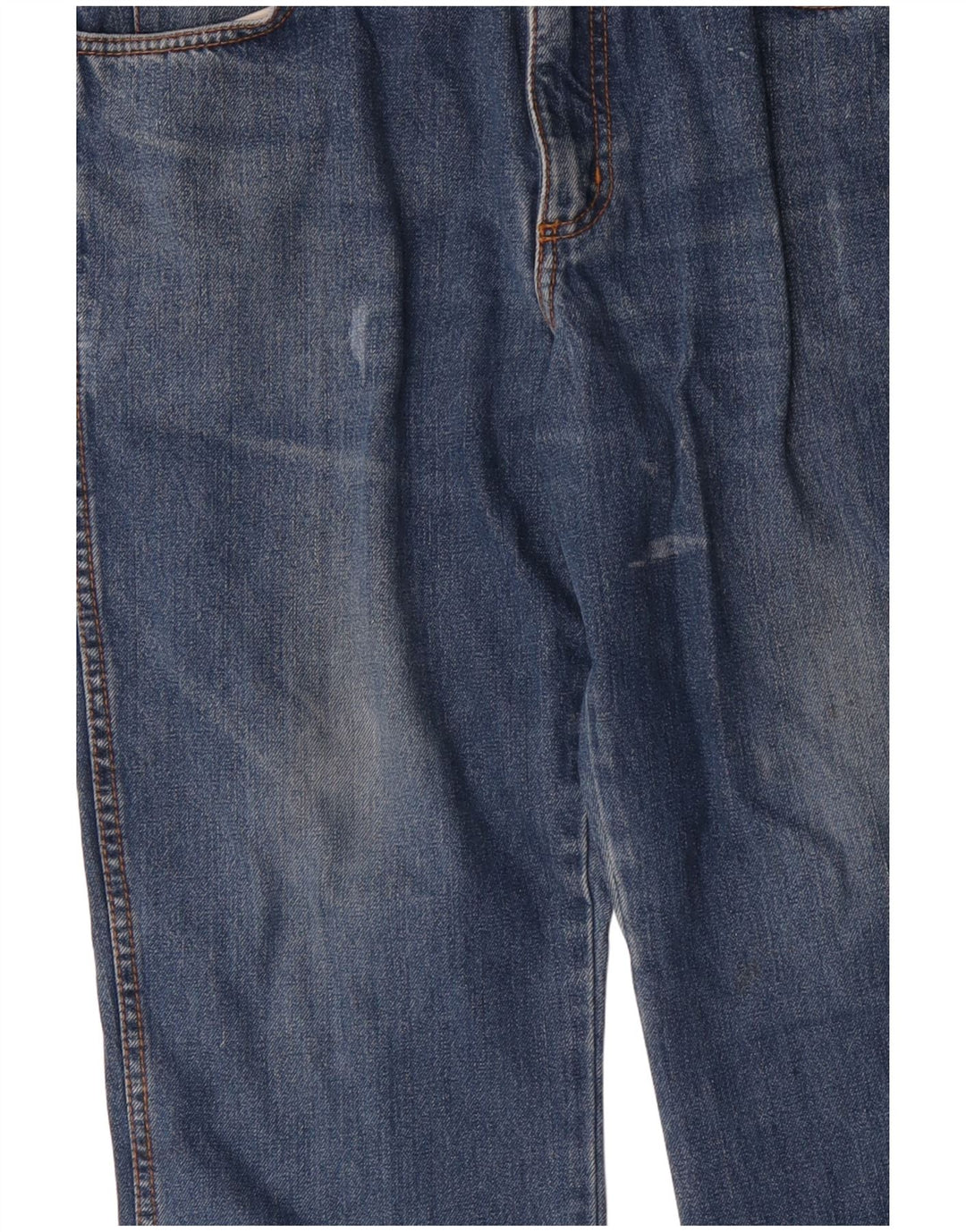 Wrangler Herre Ohio Straight Jeans W34 L30 Blå Bomuld