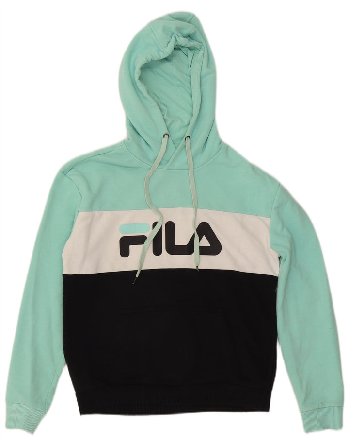 FILA Grafisk hættetrøje til kvinder UK 6 XS Flerfarvet Colourblock