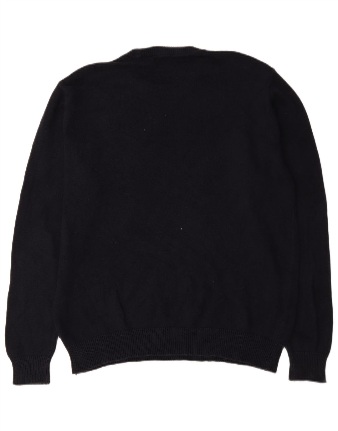 Chaps Herre Crew Neck Jumper Sweater XL Sort Bomuld
