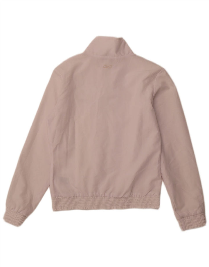 REEBOK træningsdragt topjakke til kvinder UK 12 Medium White Polyester