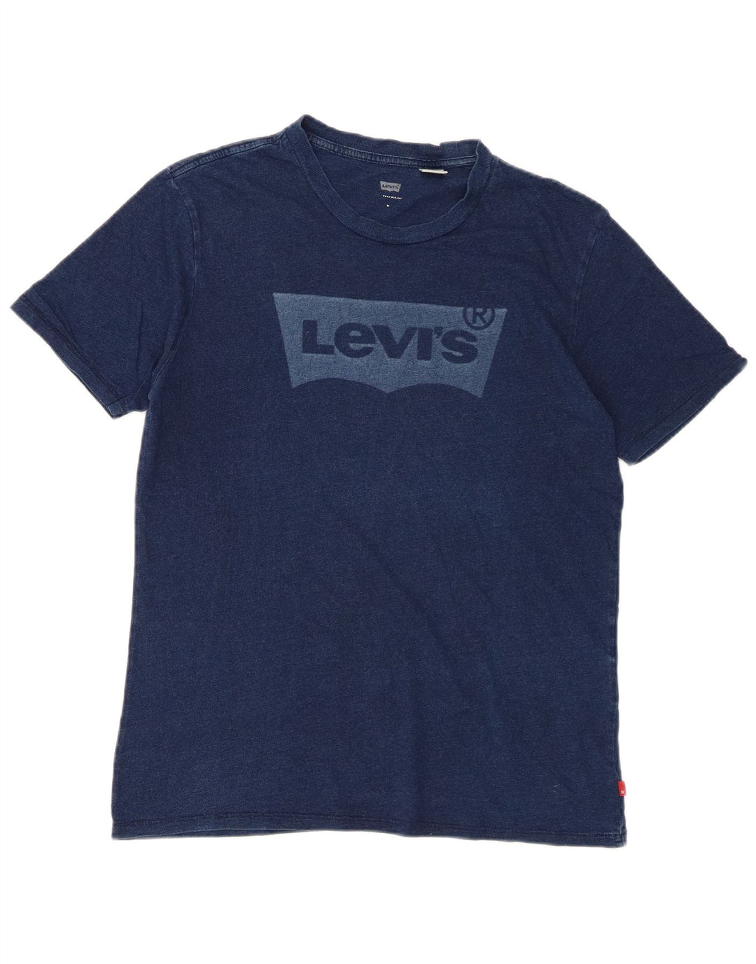 Levi's Herre grafisk T-shirt Top Medium Navyblå Bomuld