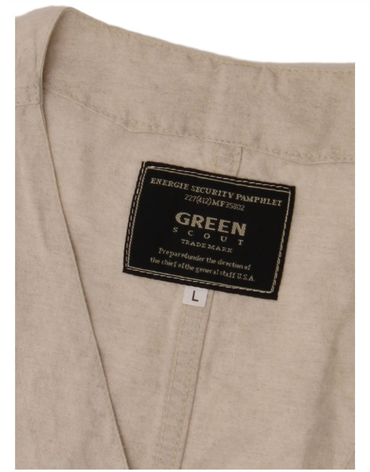 Vintage vest til mænd, stor beige