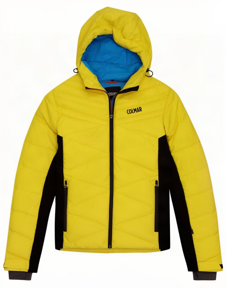 Colmar Herre hættepolstret jakke IT 48 Medium Gul Colourblock Polyester