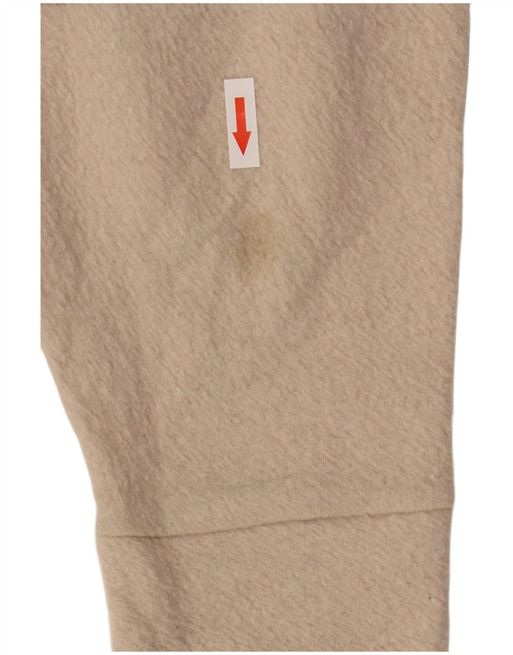 Cos Dame 3/4-ærmet skjortetrøje med skildpaddehals UK 14 Medium Beige Uld