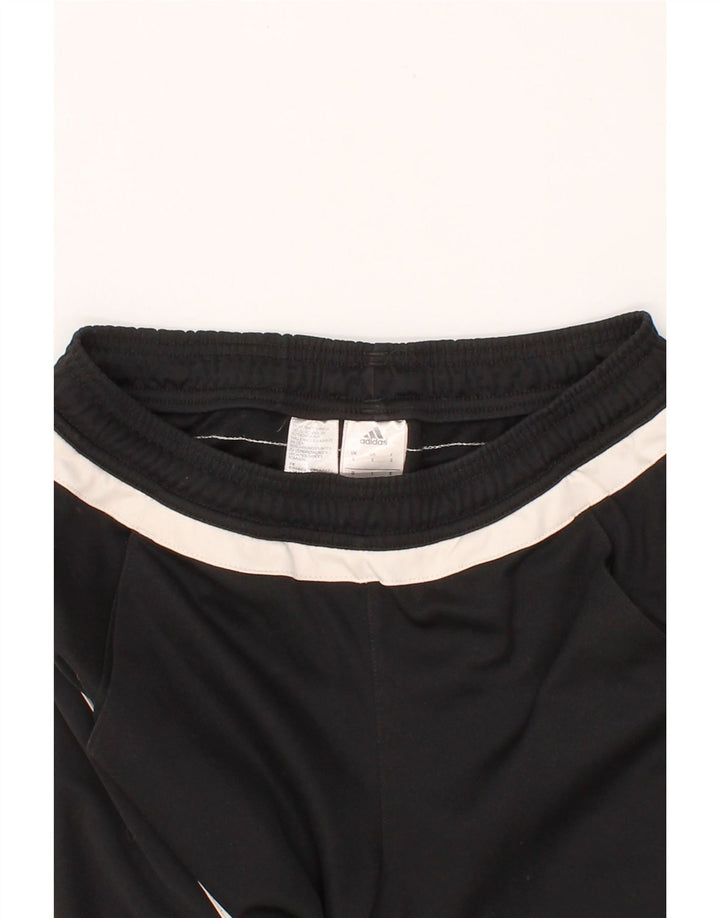 ADIDAS Mens Tracksuit Trousers Joggers Small Black Polyester Vintage Adidas and Second-Hand Adidas from Messina Hembry 