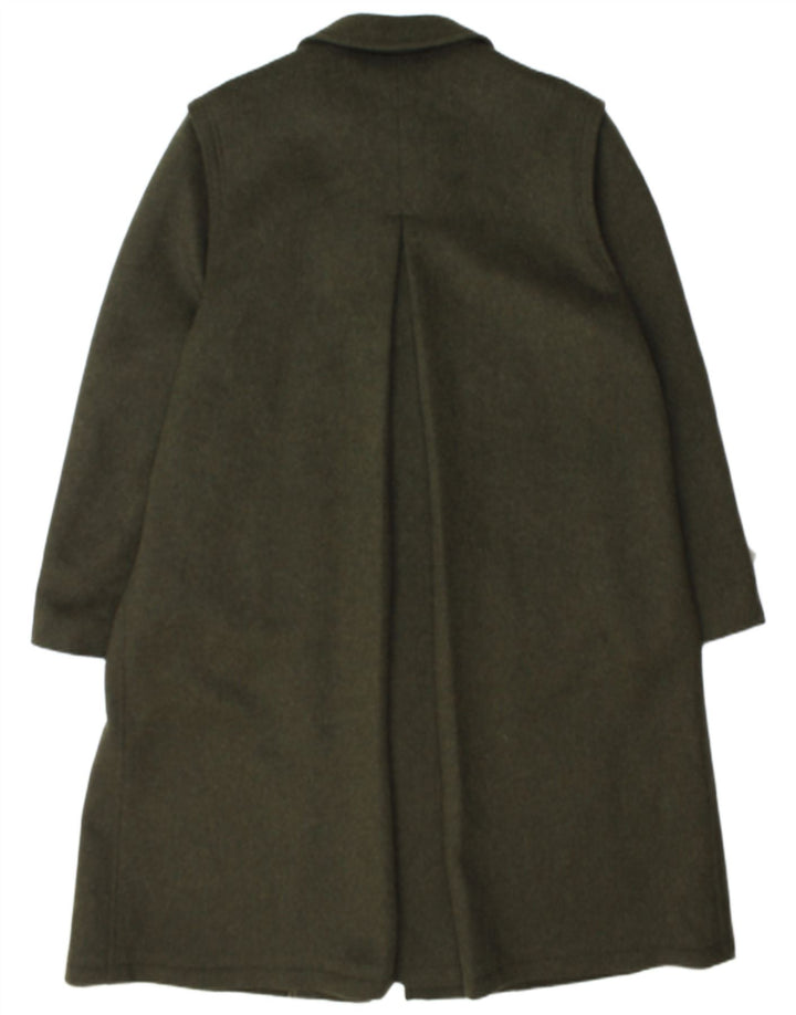 Schneiders Overfrakke til mænd UK 38 Medium Khaki Wool