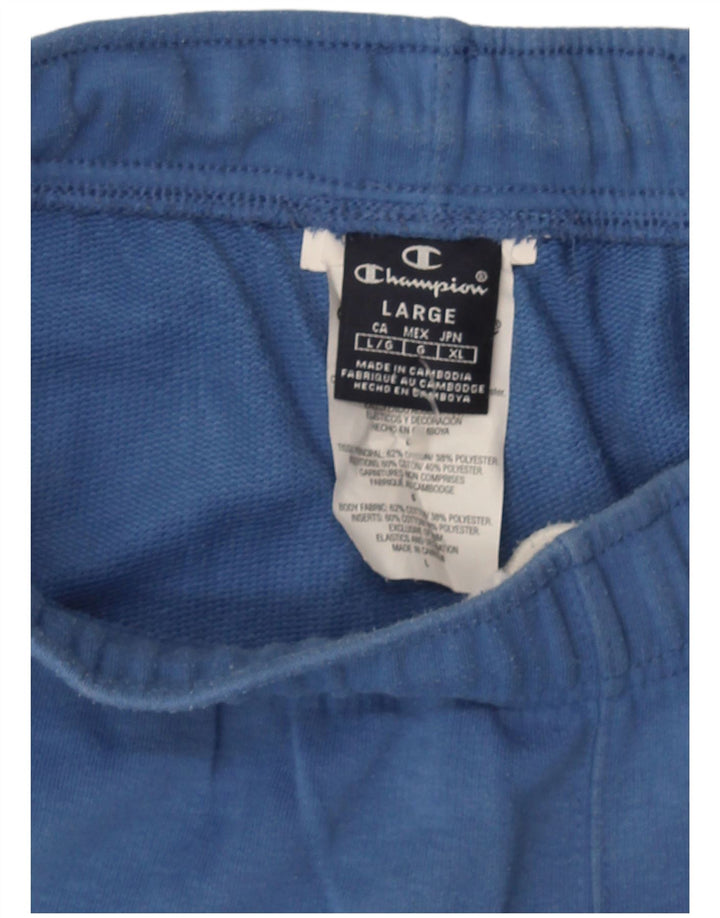 Champion Herre grafiske sportsshorts store blå bomuld
