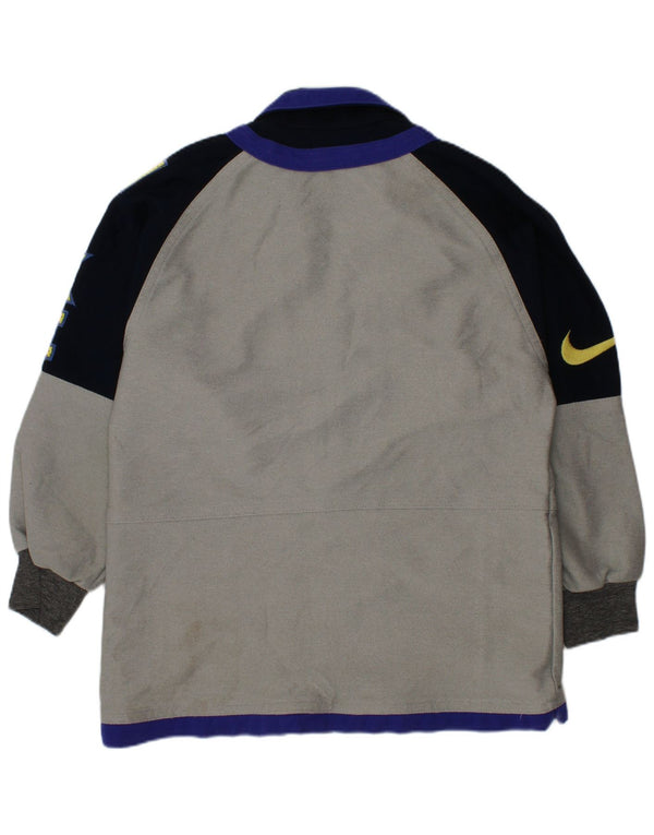 NIKE Grafisk træningsdragt topjakke til drenge 5-6 år Medium Grey Colourblock