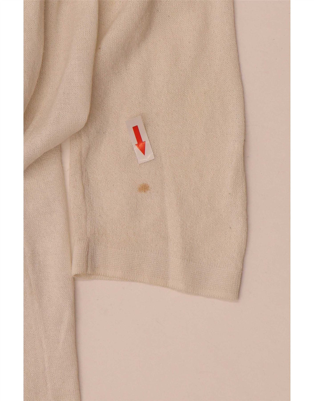 Marks & Spencer Dame Longline Cardigan Sweater UK 14 Medium Off White