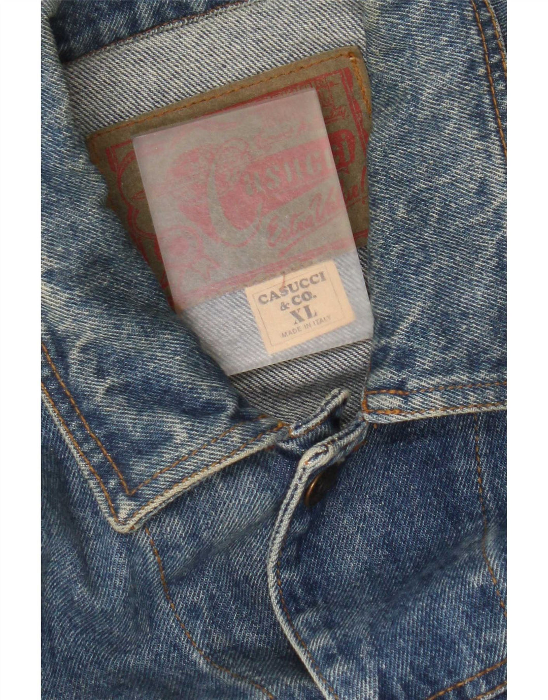 Cassuci Herre denimjakke UK 42 XL Blå Bomuld