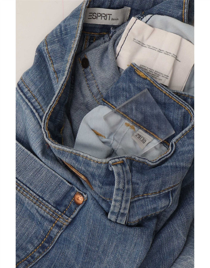 Esprit Dame Bootcut Jeans W29 L30 Blå Bomuld