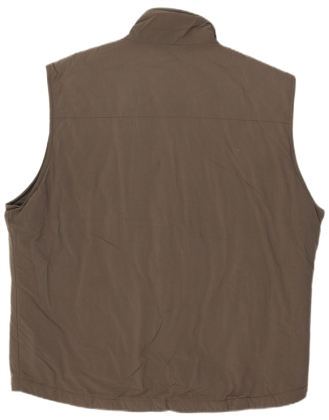 Marks & Spencer Herre Polstret Gilet UK 42 XL Khaki Polyamid
