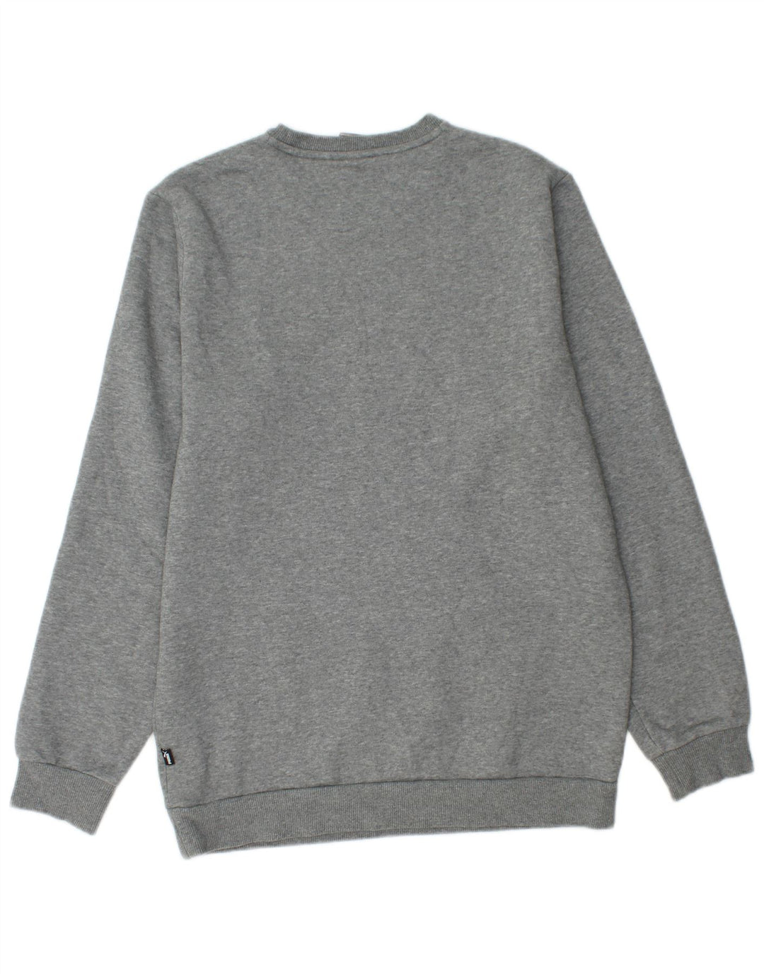 Puma Sweatshirt til mænd, lille grå bomuld
