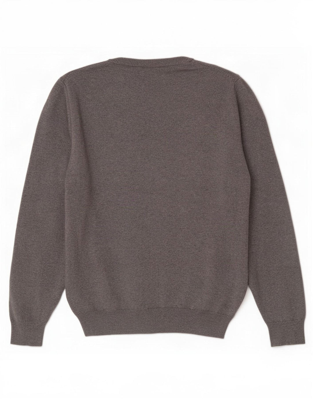 Besætningstøj Herre V-hals sweater Stor grå bomuld