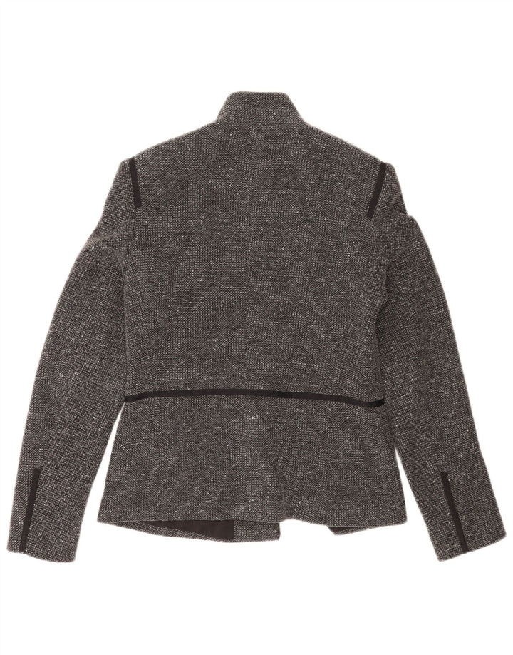 Rene Lezard Dame 4-knaps blazerjakke EU 38 Medium Grey Flecked
