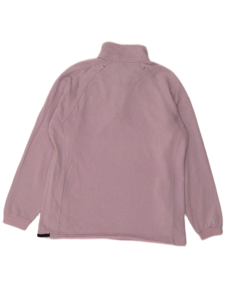 Champion Herre Zip Neck Sweatshirt Jumper lille lilla bomuld