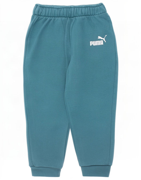 Puma Boys Grafisk træningsdragt Bukser Joggers 2-3 år Grøn Bomuld