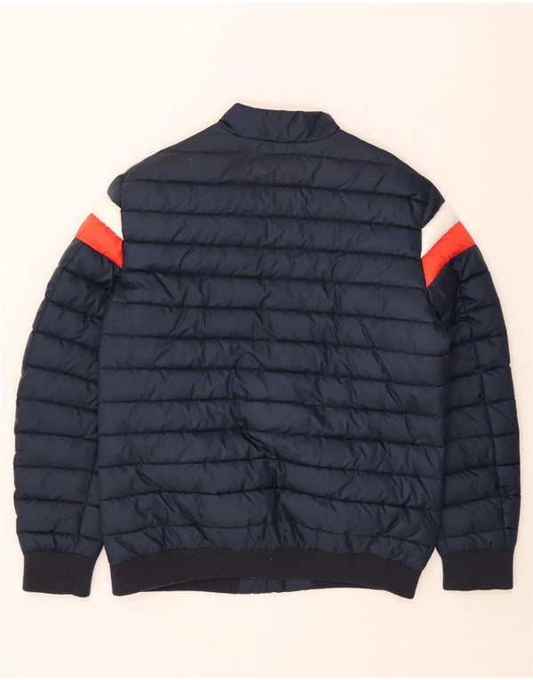 Guess Polstret Herrejakke UK 42 XL Marineblå Colourblock Polyester