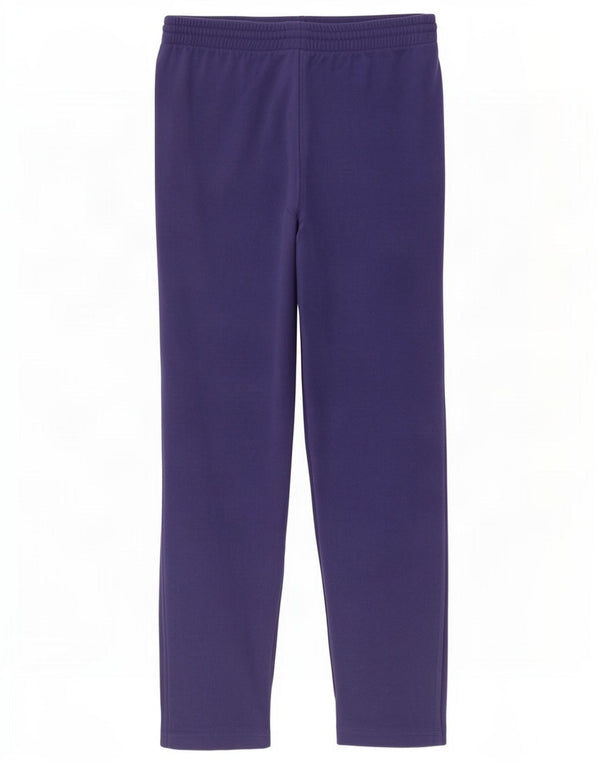 Diadora Womens Velour Tracksuit Trousers UK 10 Small Purple Polyester