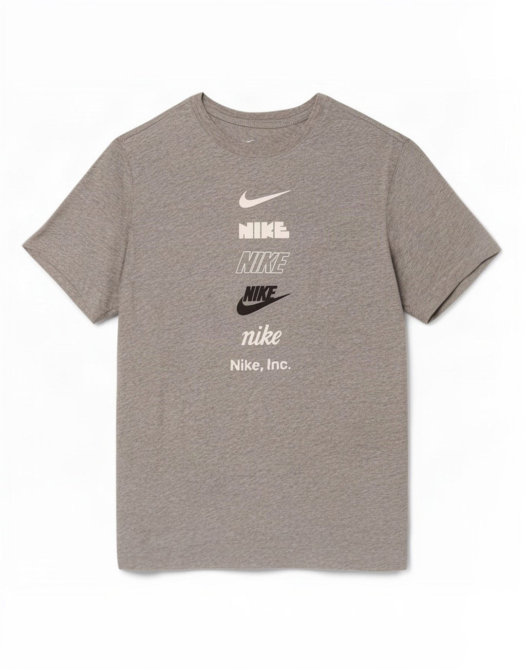 Nike grafisk T-shirt top til mænd, lille grå flækket