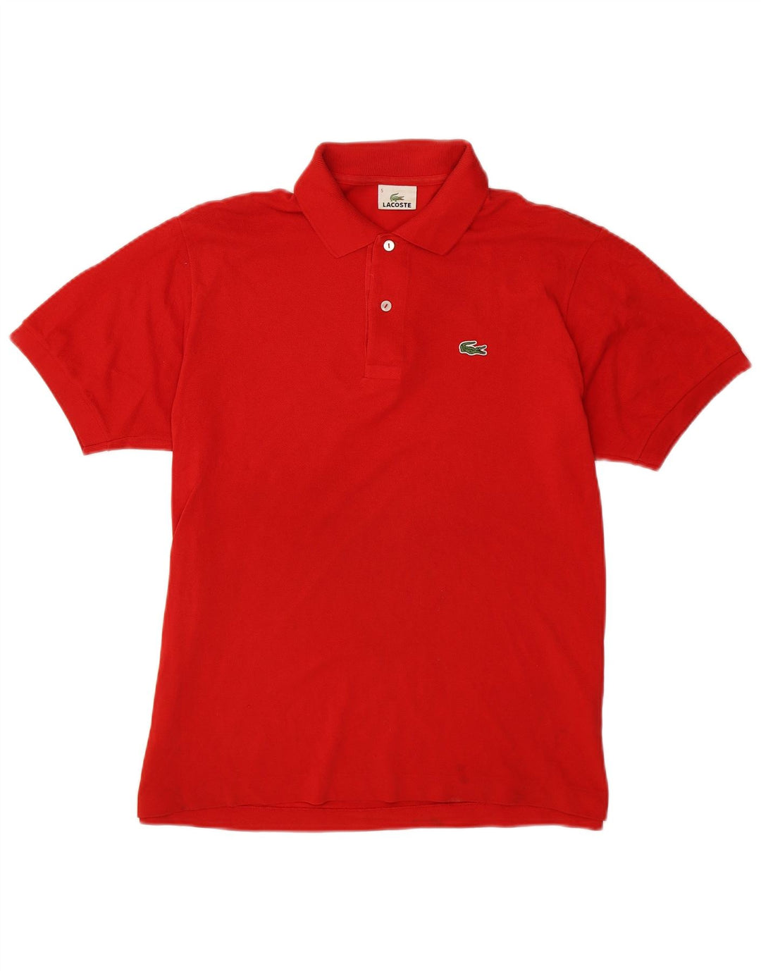 Lacoste herre poloskjorte str. 5 Large rød bomuld
