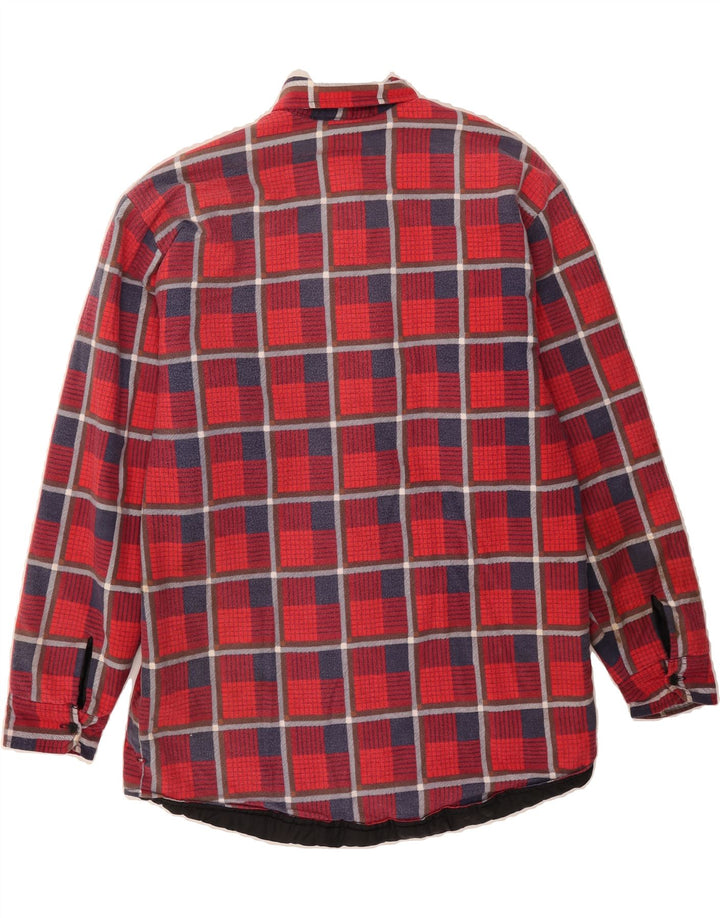 VINTAGE Mens Lumberjack Flannel Shirt Size 46/48 Small Red Check Vintage Vintage and Second-Hand Vintage from Messina Hembry 