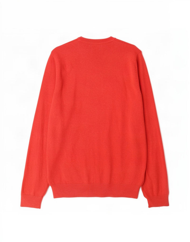 Marks & Spencer Herre V-hals sweater XL Rød Bomuld