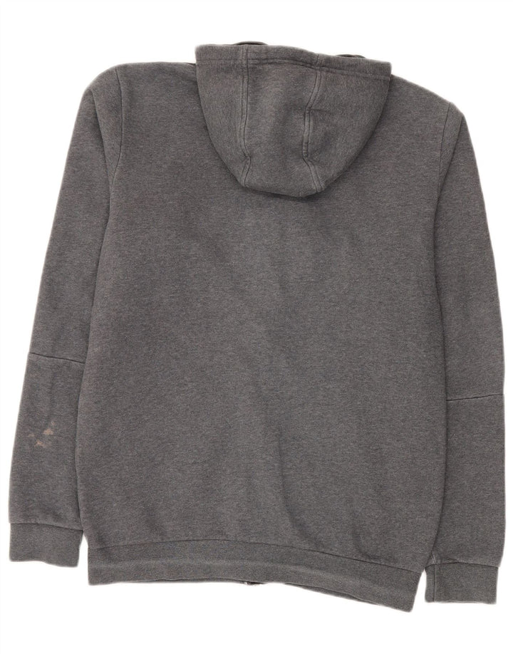 ADIDAS Herre Zip Hættetrøje Medium Grey Bomuld