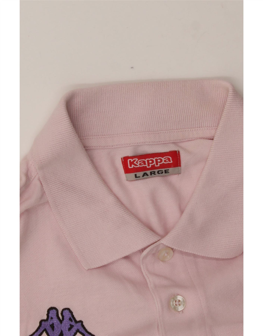 KAPPA Mens Polo Shirt Large Pink Vintage Kappa and Second-Hand Kappa from Messina Hembry 