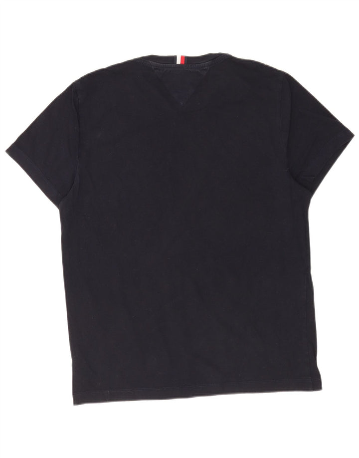 Tommy Hilfiger Herre T-shirt Medium Marineblå Bomuld