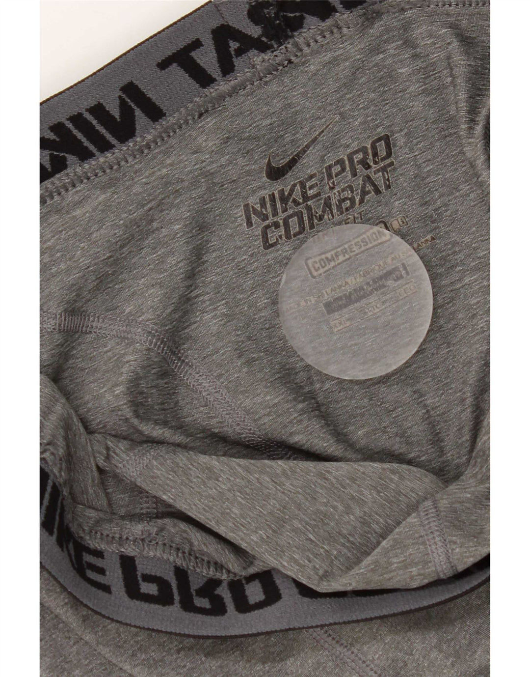 Nike Herre Compression Graphic Crop Leggings 2XL Grå Colourblock