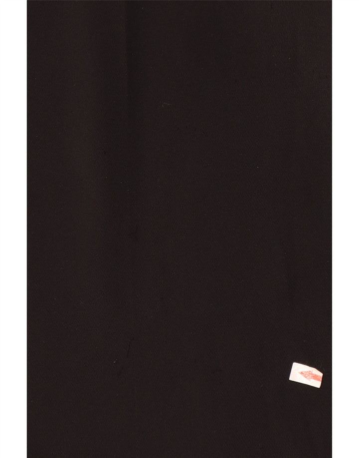 Zara Dame Chinobukser med brede ben Medium W28 L29 Sort Polyester