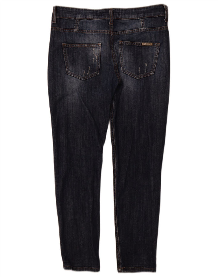 LIU JO Womens Cropped Jeans W30 L25 Navy Blue