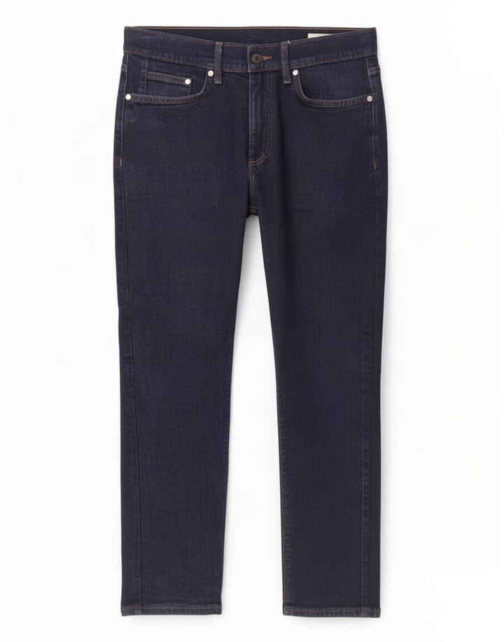 Marks & Spencer Herre Slim Jeans W32 L29 Marineblå Bomuld