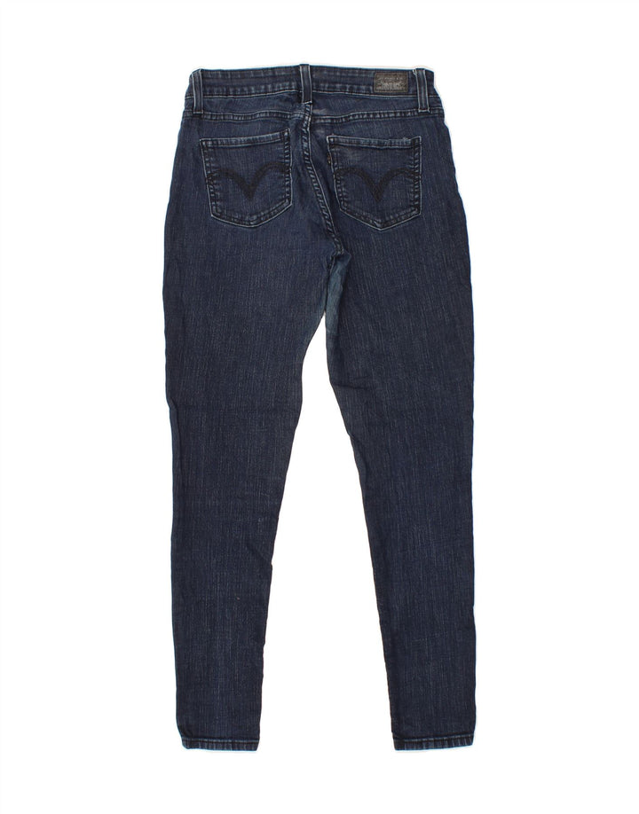 LEVI'S Womens 535 Jegging Jeans US 9 Medium W28 L29 Navy Blue Cotton Vintage Levi's and Second-Hand Levi's from Messina Hembry 