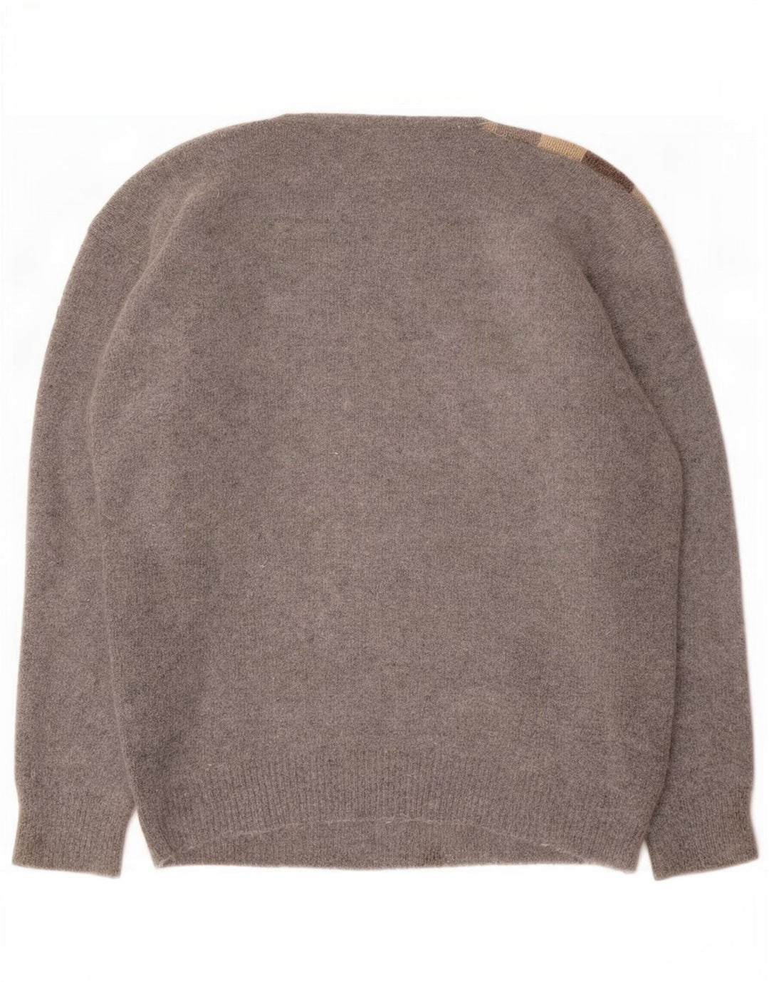 Louis London Dame sweater med rund hals EU 38 Medium Grey Colourblock
