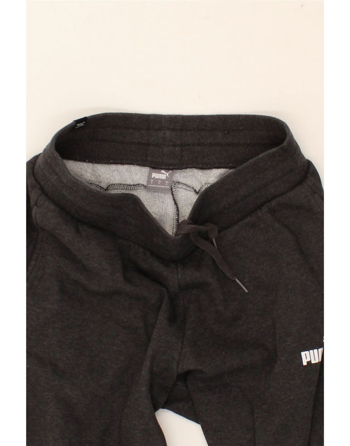 PUMA Mens Tracksuit Trousers Joggers Small Grey Cotton | Vintage Puma | Thrift | Second-Hand Puma | Used Clothing | Messina Hembry 