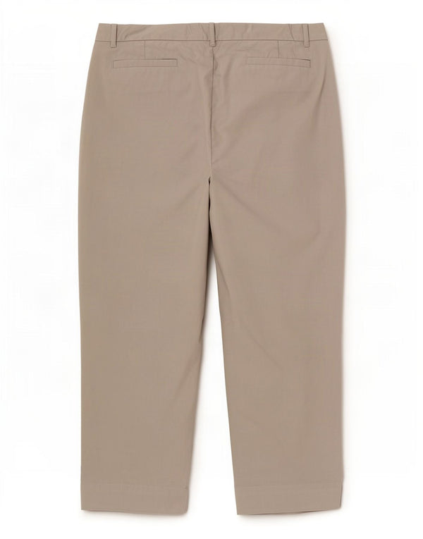 Marks & Spencer, koniske cropped bukser til kvinder UK 20 2XL W40 L26 Grå