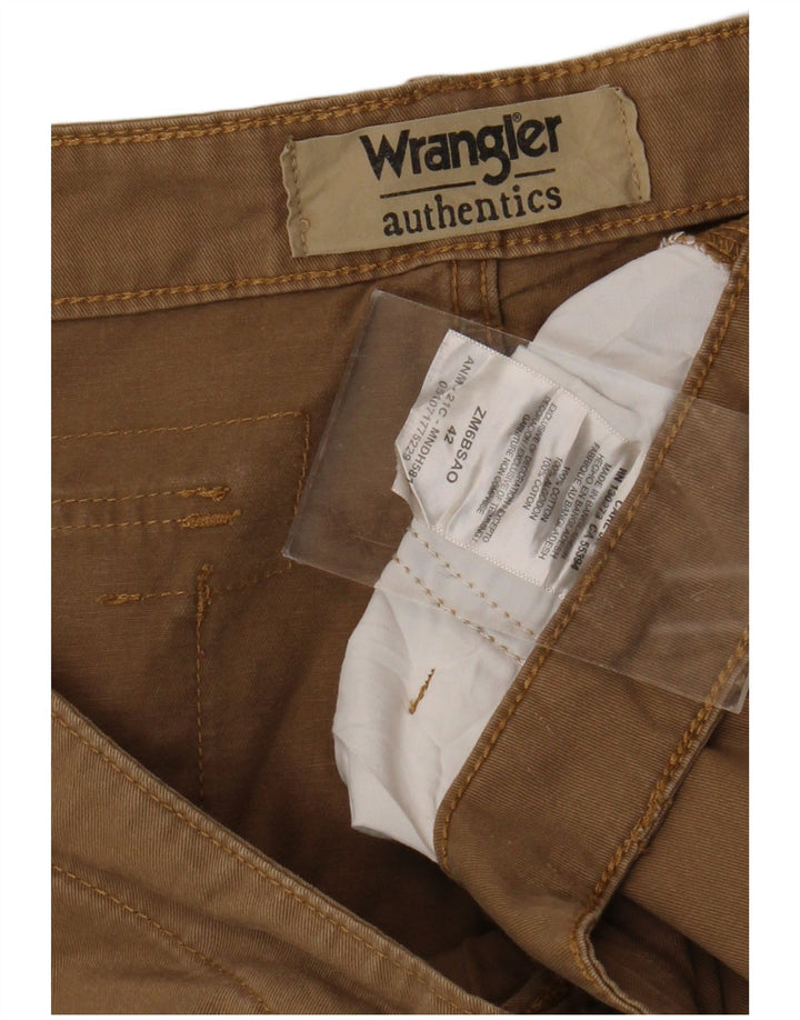 Wrangler Herre Cargo Shorts W42 2XL Brun Bomuld