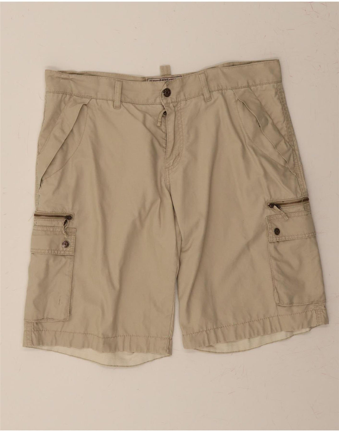 RIFLE Mens Cargo Shorts W34 Large Beige Cotton Vintage Rifle and Second-Hand Rifle from Messina Hembry 