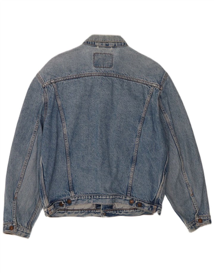 Levi's Herre denimjakke UK 40 Large Blue Cotton