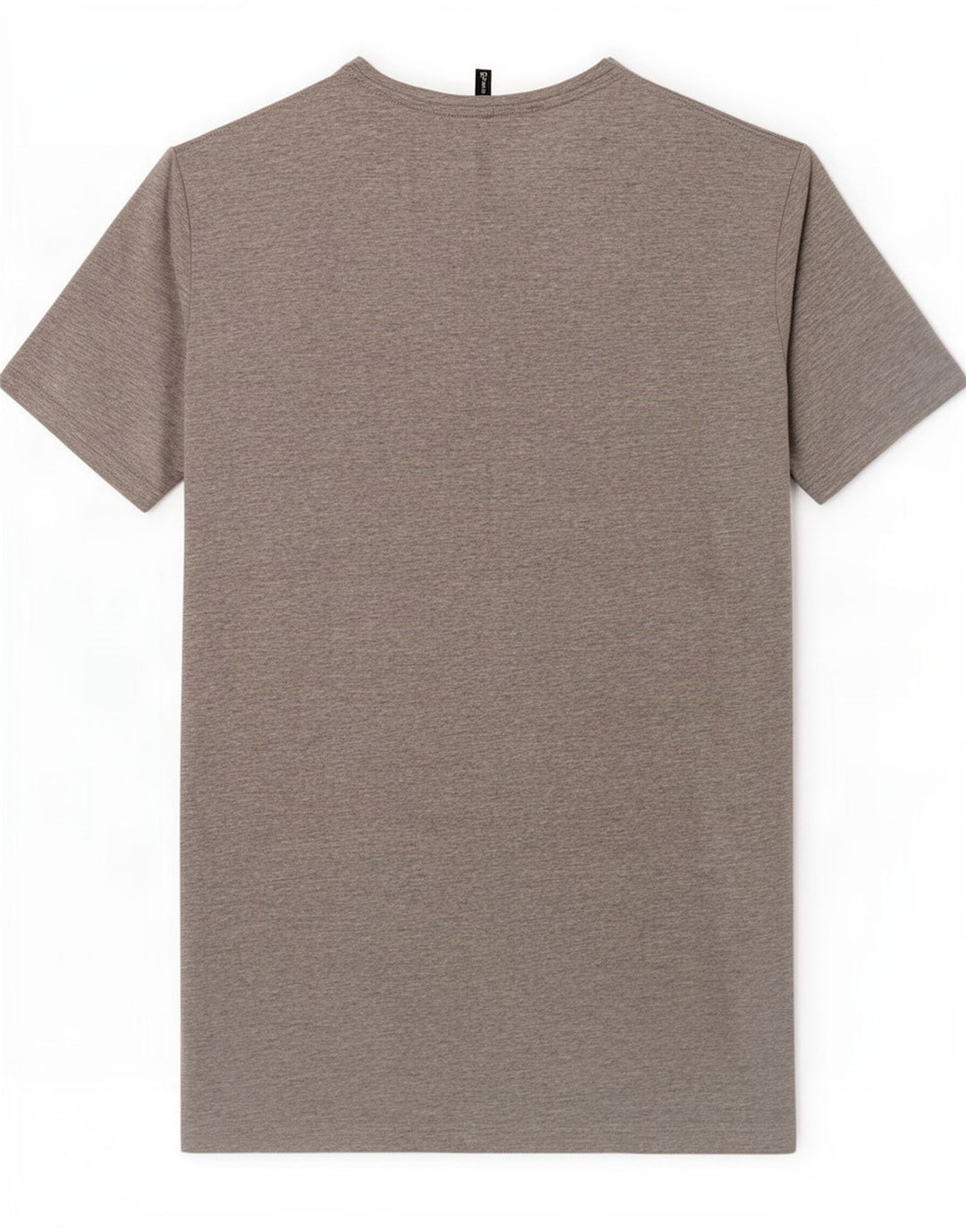 Benetton Herre Grafisk T-Shirt Top Lille Grå Bomuld