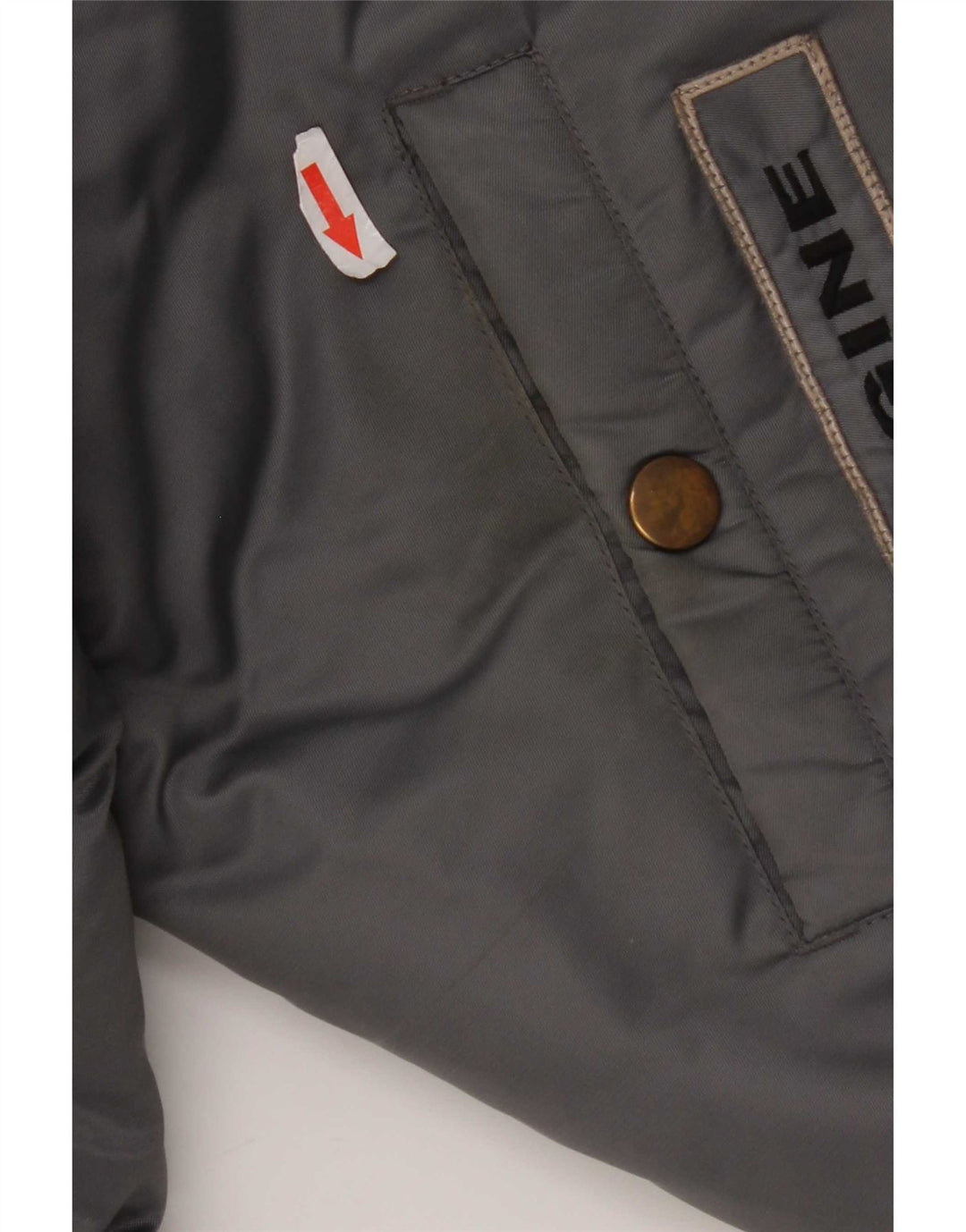 Identisk polstret herrejakke IT 56/58 XL Grå Colourblock Nylon